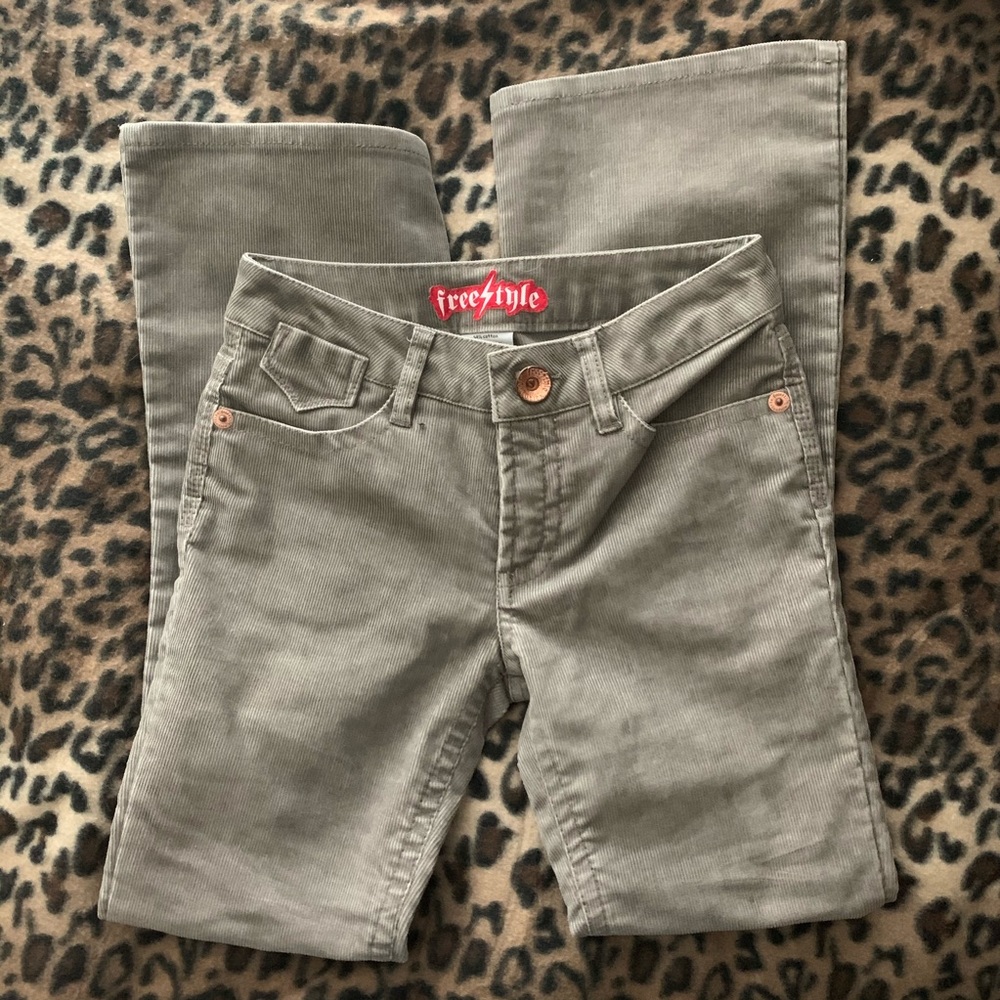 low rise y2k corduroy pants